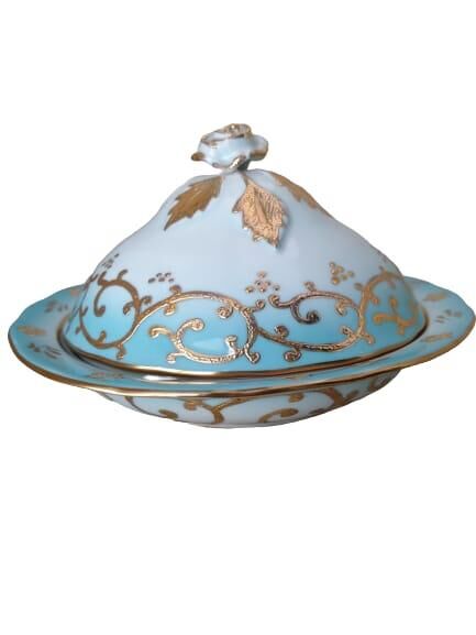 Kütahya Porselen Sultan Şekerlik Dekor No:3678 Turkuaz