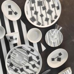 Kütahya Porselen Mood 30 Parça 12007 Dekor Kahvaltı Takımı