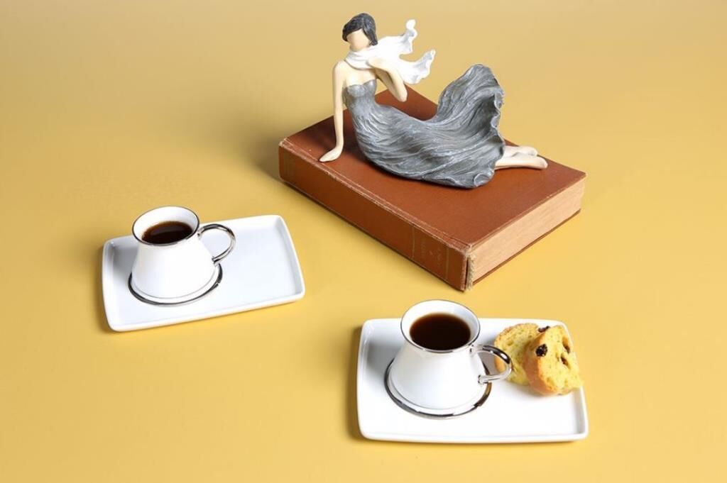 Porland Platin Otto Kahve Takımı 55cc 4 Parça 04ALM006587