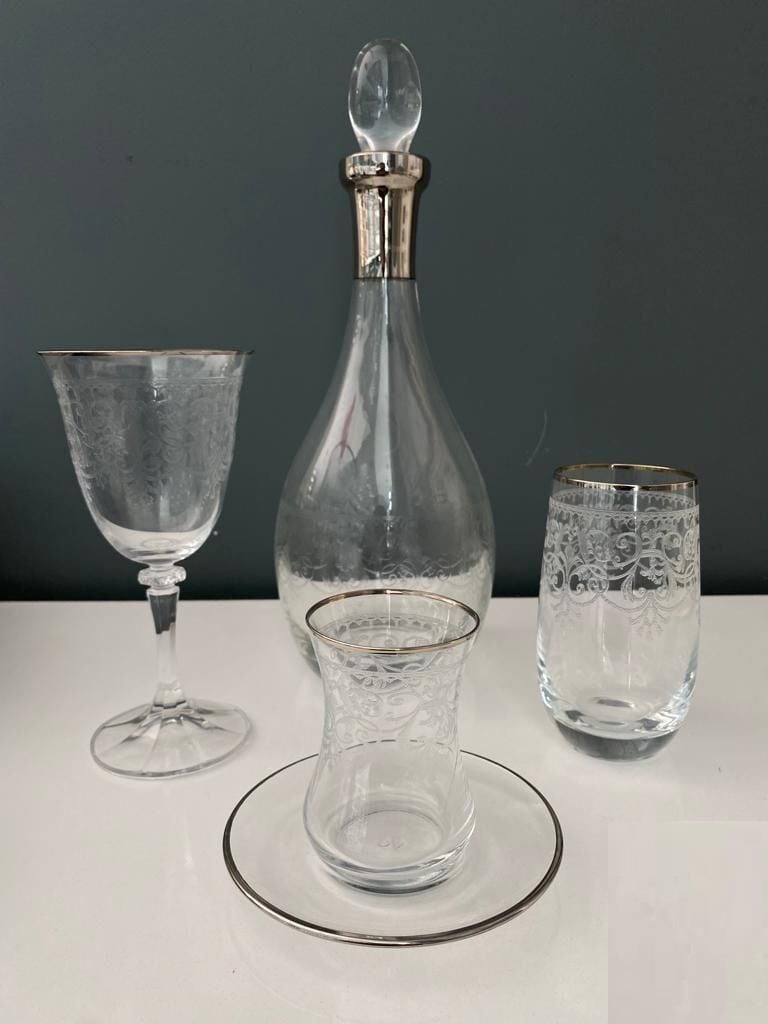 Decorium 49 Parça Su Seti Morano 02 (Şişe 12 li)