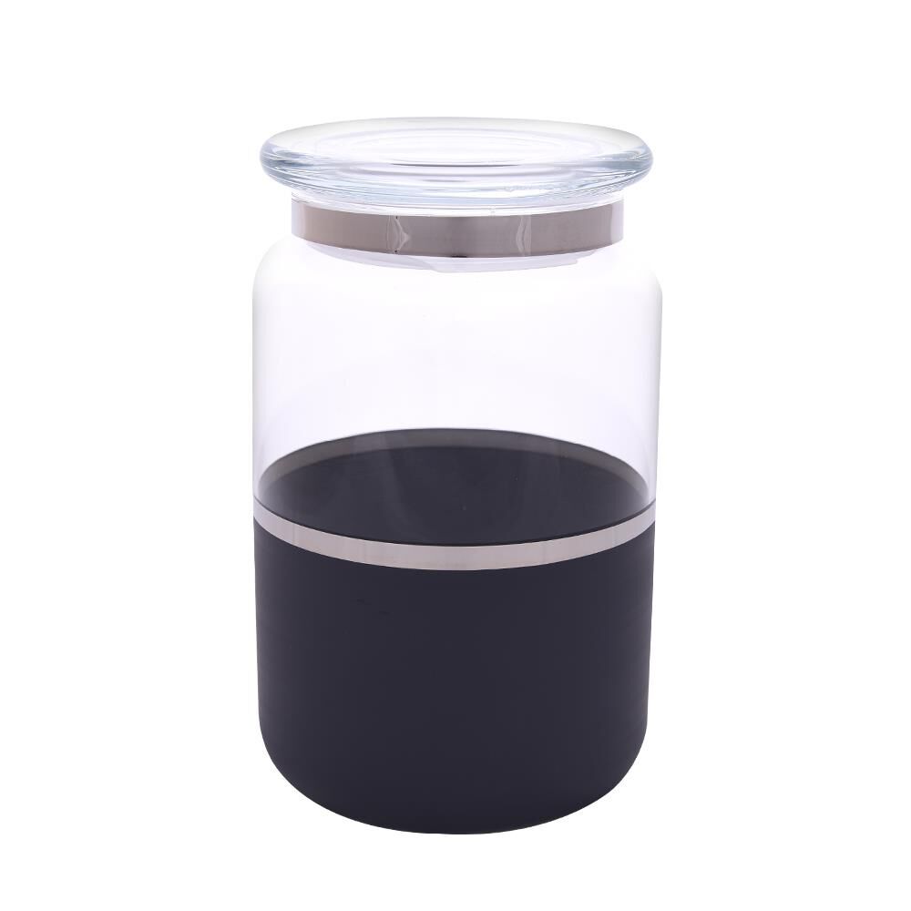 DECORIUM Kavanoz 20x10 cm Vısıon Black Platin M06304-AB