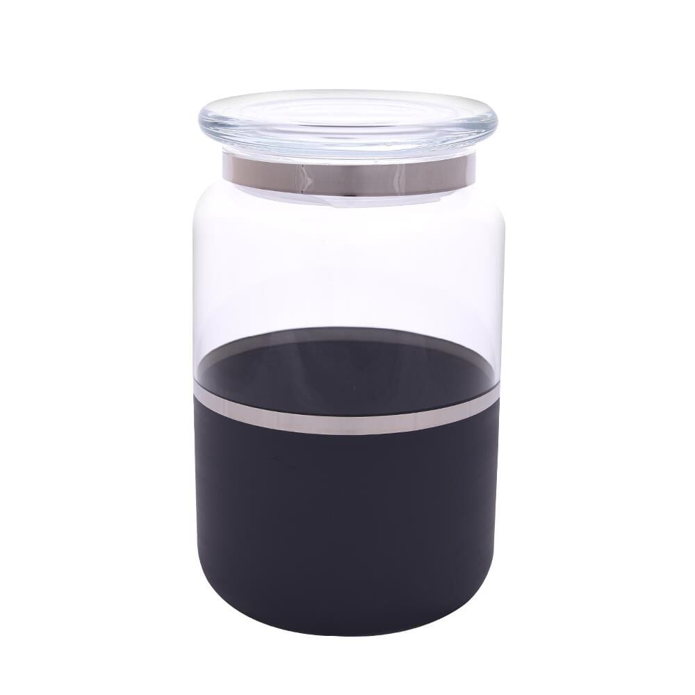 DECORIUM Kavanoz 20x10 cm Vısıon Black Platin M06304-AB