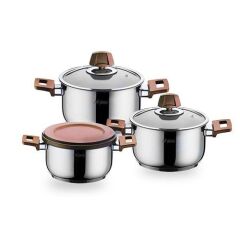 Aryıldız Piazza 3 Parça Tencere Set Rose Gold