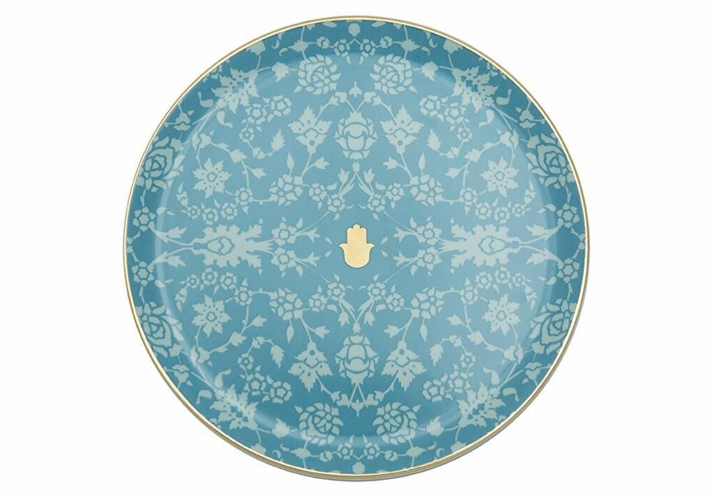 Porland Glamorous Turkuaz Düz Tabak 24cm 04A+P021554