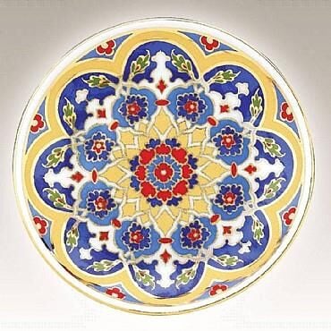 Kütahya Porselen 10 cm El Dekoru Tanak Dekor No 3881