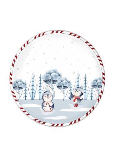 The Mia Penguin Servis Tabağı 6 Lı Set 26 cm NEW012