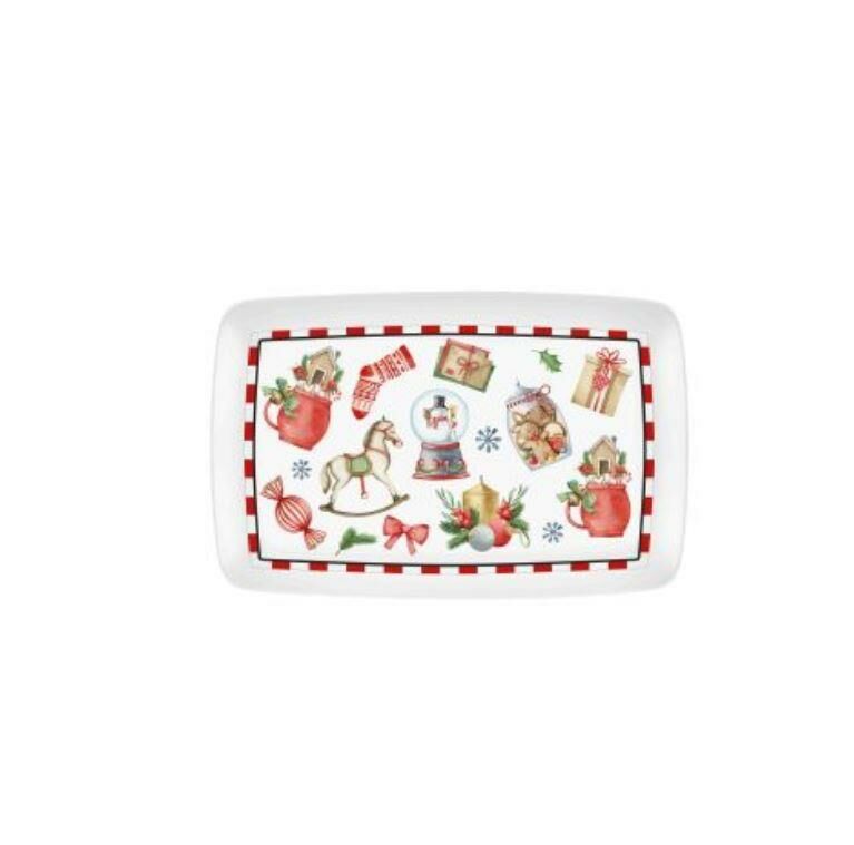 The Mia Globe Dikdörtgen Servis 34 x 25 cm NEW034