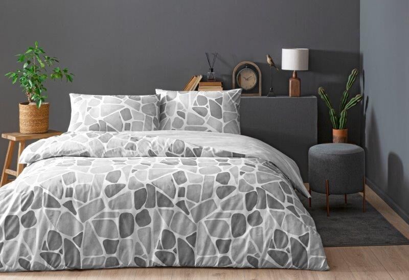 TAÇ ALVY RANFORCE NEVRESİM TAKIMI GRİ TEK KİŞİLİK