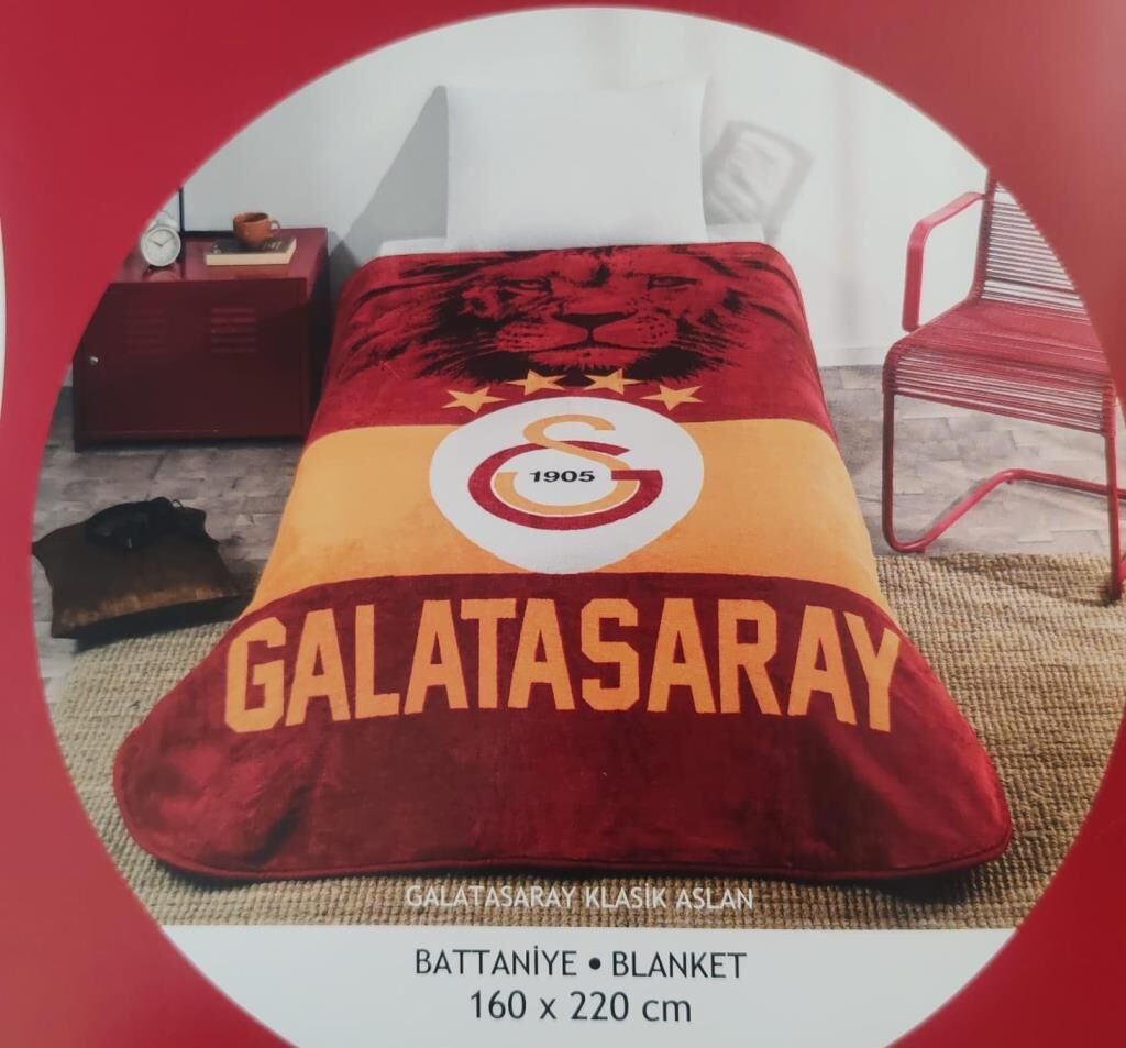 TAÇ LİSANSLI GALATASARAY KLASİK ASLAN BATTANİYE