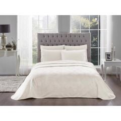 Taç Madison Tek Kişilik Pike Takımı Ekru