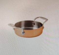 PADERNO MİNİ BAKIR TAVA 12 CM  3 CM