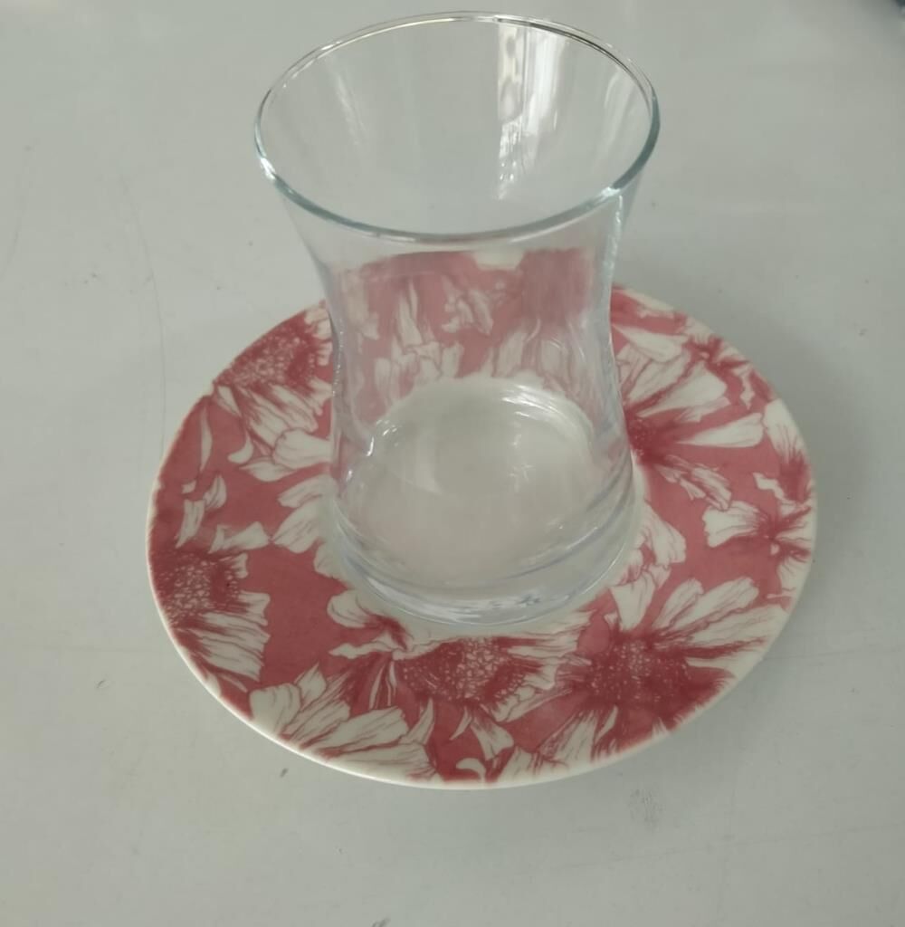 Galeri Kristal Marianna 12 Parça Heybeli Çay Seti Granada