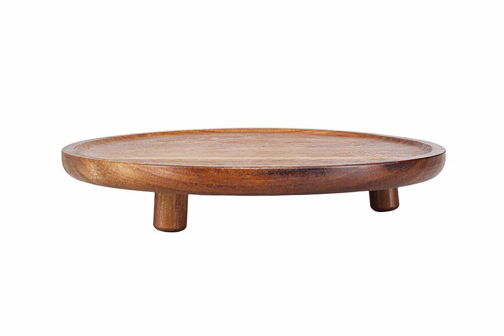 Porland Akazie Ayaklı Sunum Tabağı 24 cm