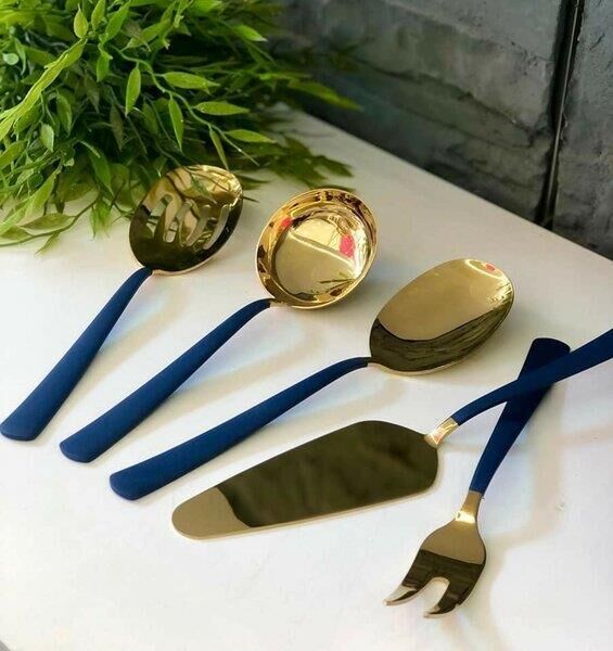 Roy Kıng Venüs Sos Seti Parlak Altın Lacivert