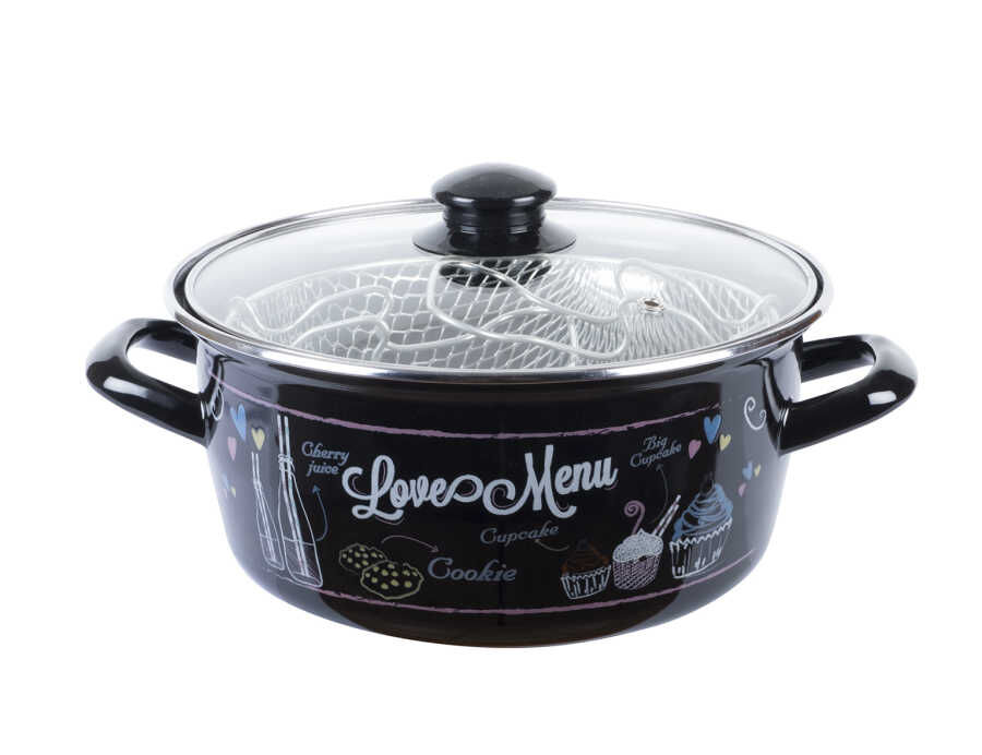 TANTİTONİ LOVE MENU KIZARTMA TENCERESİ 24CM KAPYA 24KTLM
