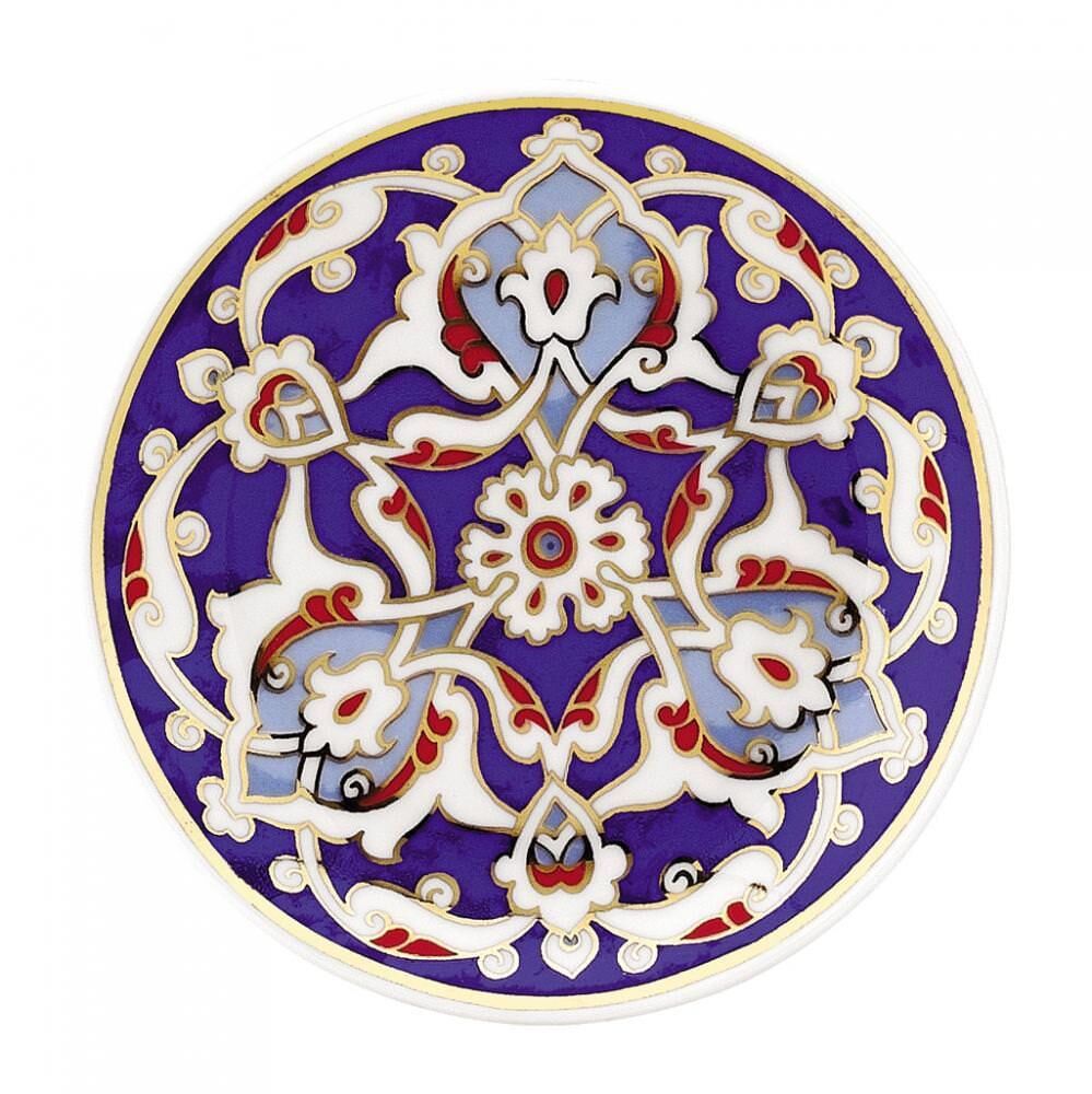 Kütahya Porselen 10 cm El Dekoru Tabak Dekor No 01177