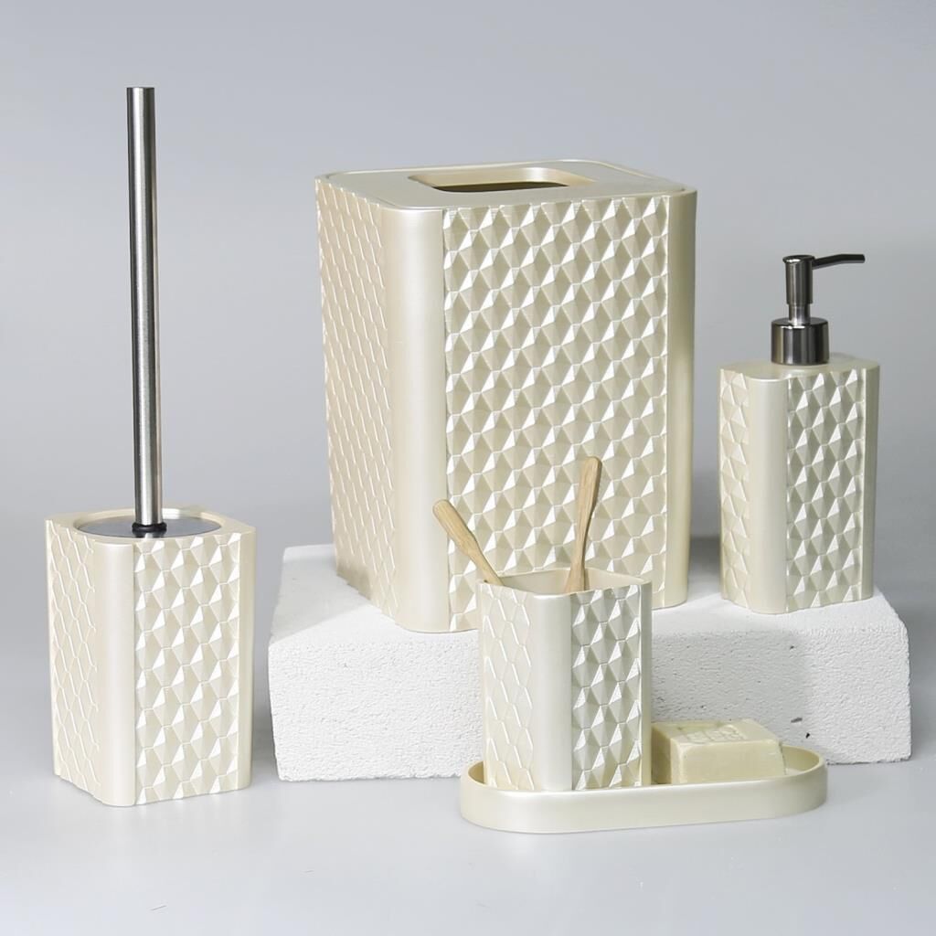 Selim Dekor Spektrum Banyo Seti İnci