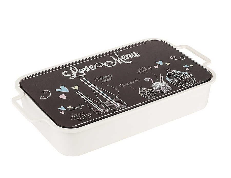 TANTİTONİ MELAMİN CAM KAPAKLI LOVE MENÜ 6LI KAHVALTILIK