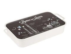 TANTİTONİ MELAMİN CAM KAPAKLI LOVE MENÜ 6LI KAHVALTILIK