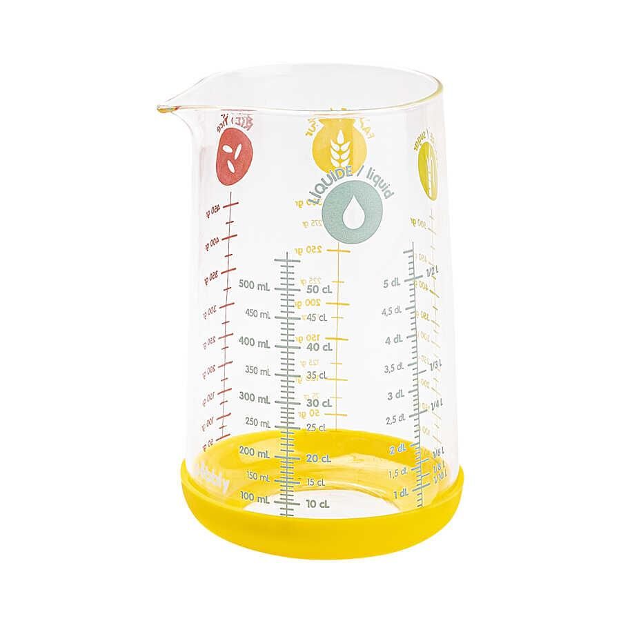 TANTİTONİ SARI BOROSİLİKAT CAM SÜRAHİ-ÖLÇÜ KABI 500ML