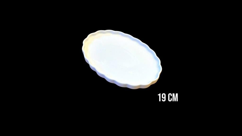 ROY KİNG TWIST PORSELEN KAYIK TABAK 19 CM 1 ADET