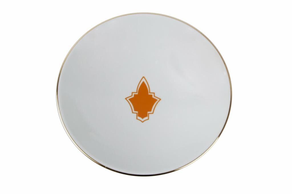 Porland Morocco Desen3 Turuncu Çukur Tabak 20cm 04A+P021328