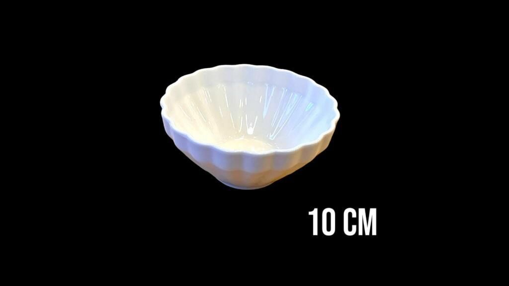 ROY KİNG TWIST KASE PORSELEN  10 CM 1 ADET