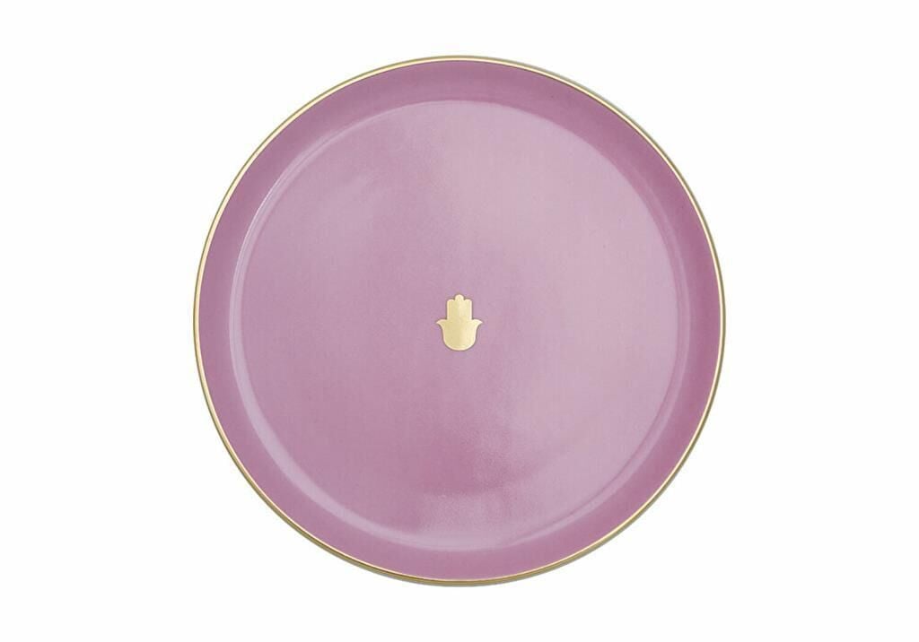 Porland Glamorous Pembe Düz Tabak 20cm 04A+P021564