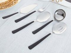 ROY KİNG VENÜS 5 PRÇ SOS SETİ ÇELİK-SİYAH