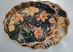 ROY KING 2 Lİ OVAL TEPSİ 44*36/38*31 CM