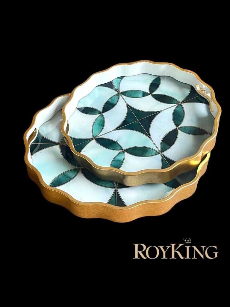ROY KING 2 Lİ OVAL TEPSİ 44*36/38*31 CM