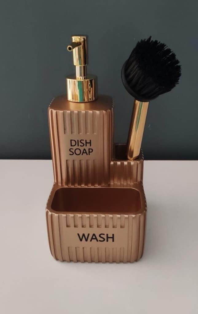 SELİM DEKOR GROOVED FIRÇALI SIVILI SÜNGERLİK VİZON