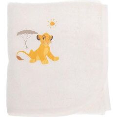 Özdilek Baby Sımba Nakışlı Bambu Bebek Pelerin Krem Lisanslı