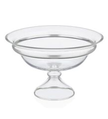 DECORİUM M06468-AB MEYVELİK AYAKLI 30 CM DALIA PLATİN