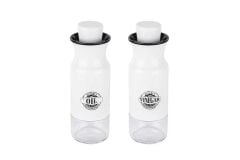 TANTİTONİ 2Lİ CAM BEYAZ YAZILI YAĞLIK SİRKELİK SETİ