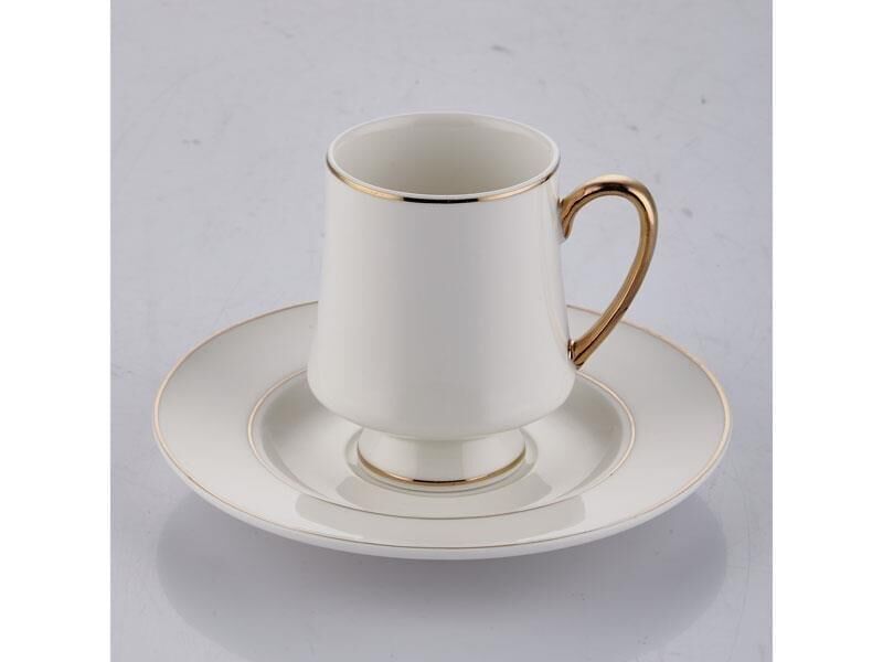 LAMEDORE LUCCA 6 LI KAHVE FİNCANI TAKIMI GOLD