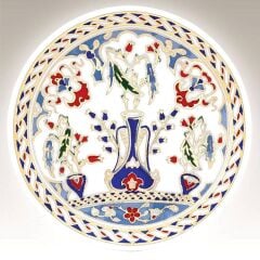 Kütahya Porselen 10 cm El Dekoru Tabak Dekor No 01178