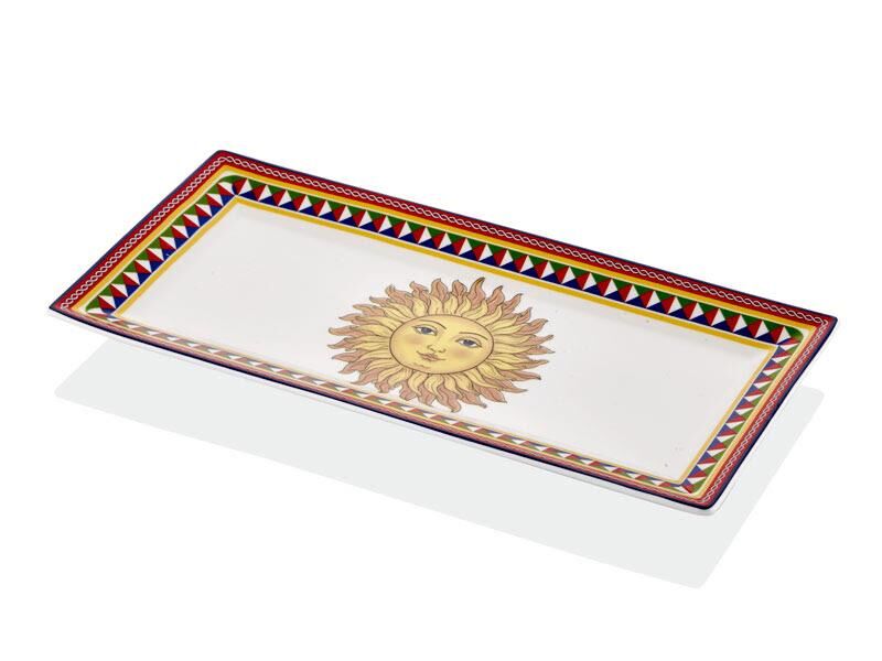 LAMEDORE SUNSHINE 2 Lİ BÜYÜK DİKDÖRTGEN TABAK 30*15 CM