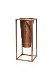 The Mia Prizma Vazo & Saksı Bakır Kaplama 70x30x30 cm