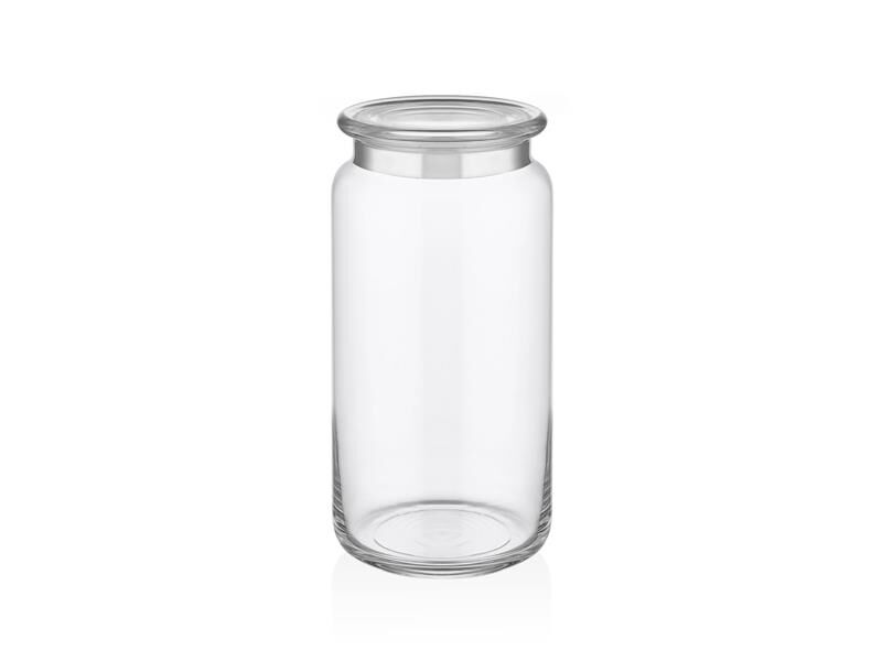 DECORIUM  Kavanoz 20x10 cm Dalıa Platin M06304-AB