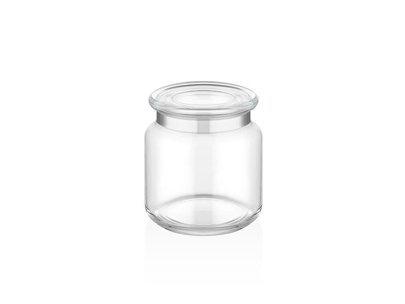 DECORIUM  Dalıa Platin M06306-AB Kavanoz 10x10 cm