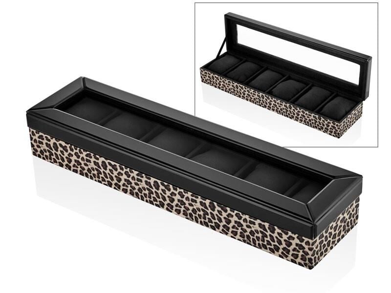 LAMEDORE LEOPARD WATCH HOLDER 51*13*7 CM