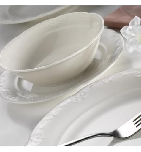 Kütahya Porselen Caprice 24 Parça Yemek Takımı Krem