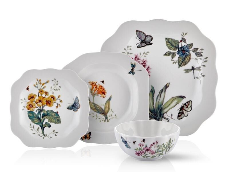 LAMEDORE BUTTERFLY SERIE 24 PARÇA YEMEK TAKIMI
