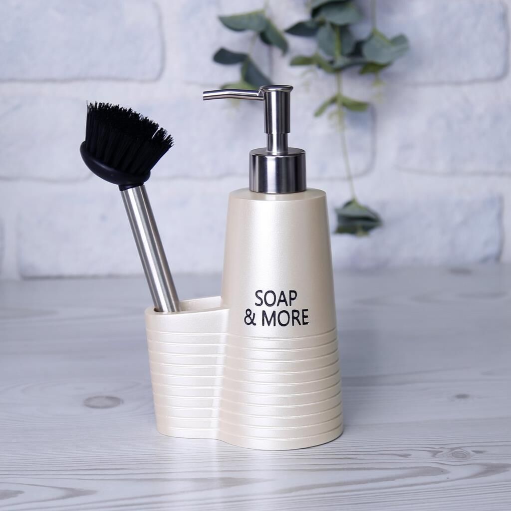 Selim Dekor Cloud Fırçalı Sıvı Sabunluk İnci