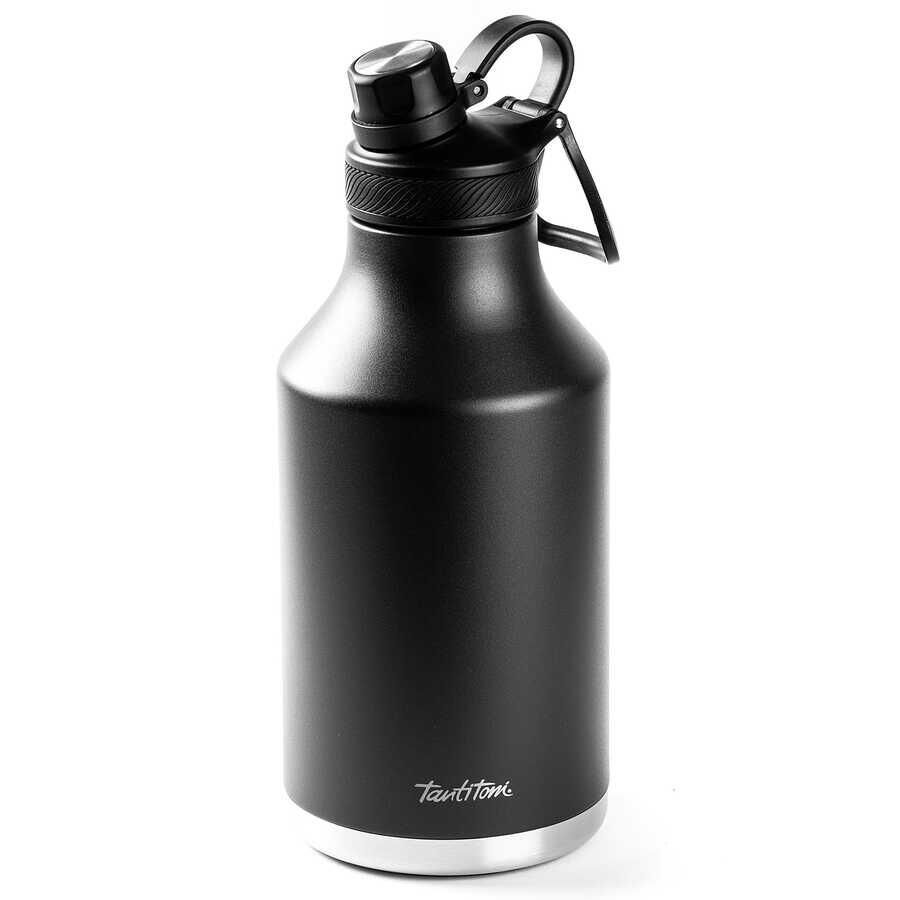 TANTİTONİ SİYAH 2 KAPAKLI ÇİFT KATMANLI TERMOS 1,9 LİTRE
