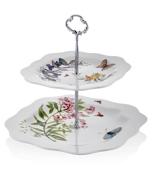 LAMEDORE BUTTERFLY SERIE  2Lİ SERVİS SETİ 20 CM-26 CM