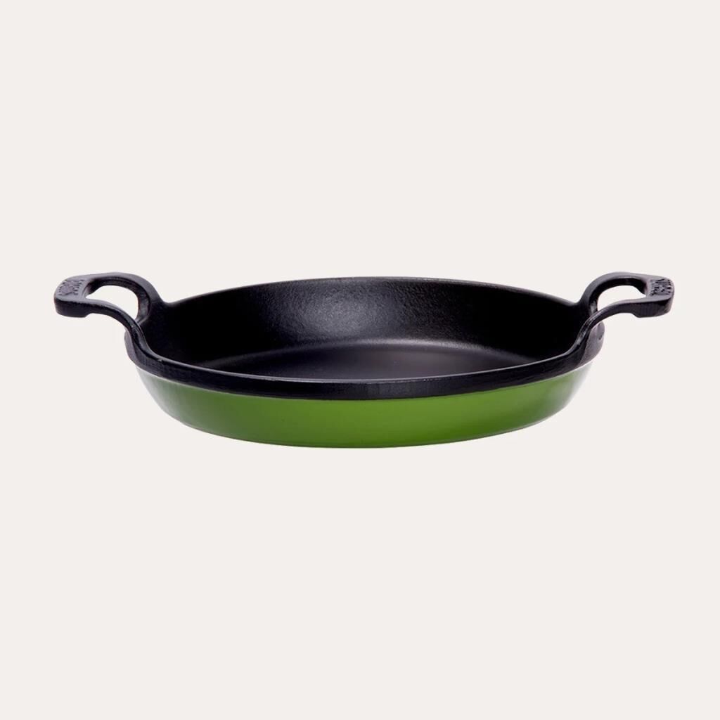 SÜREL DÖKÜM 22 CM YUVARLAK DÜZ SAHAN PARLAK YEŞİL