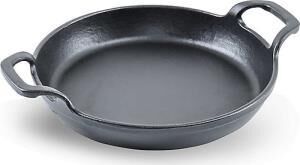 SÜREL DÖKÜM 16 CM YUVARLAK DÜZ SAHAN MAT SİYAH