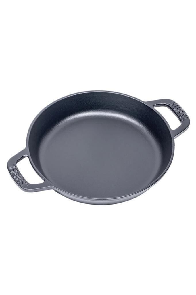 SÜREL DÖKÜM 18 CM YUVARLAK DÜZ SAHAN MAT SİYAH